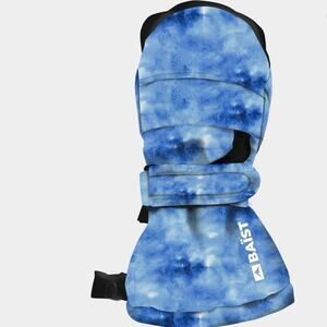 BAÏST Kids Wonder Mitt - Blue Tie-Dye XS/S winter gloves New in box $110 MSRP
